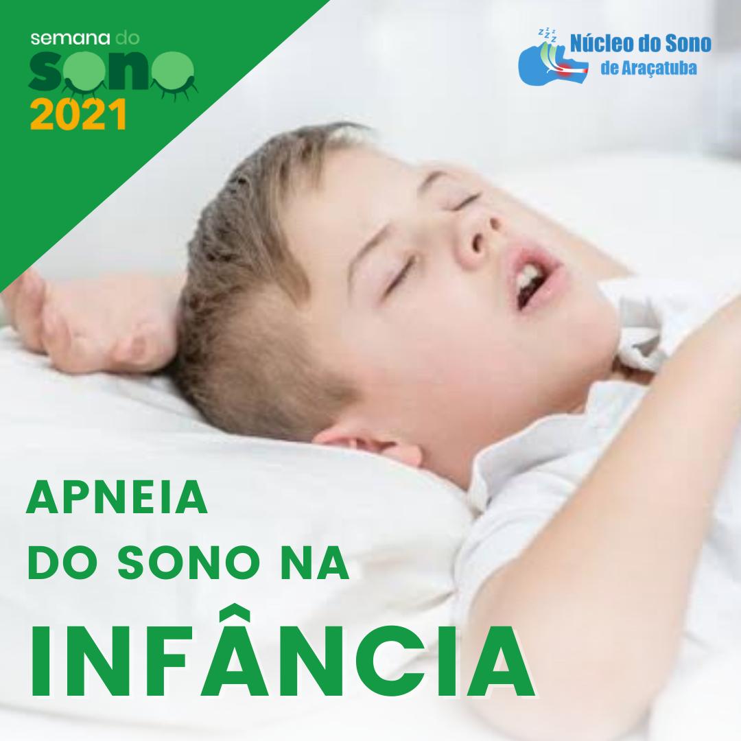 Apneia do sono na infância