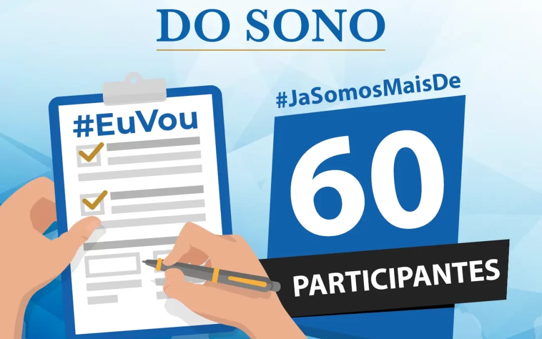 Já somos 60 participantes!