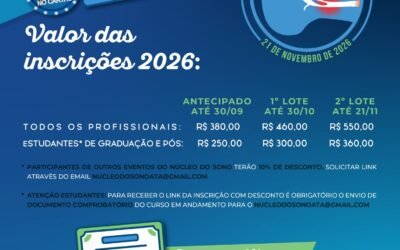 Inscrições do 9º Simpósio do Sono de Araçatuba